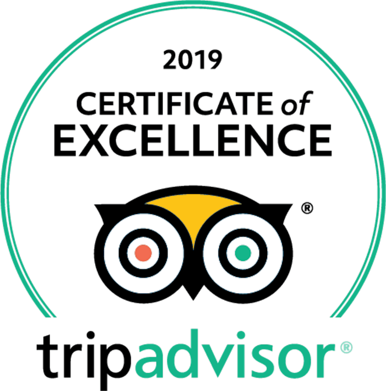TripAdvisor certificate of excellence 2019